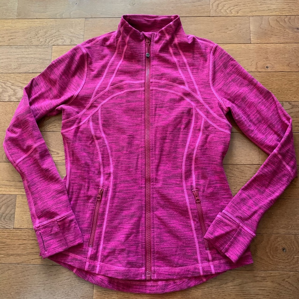 🌺Lululemon Define Jacket-Jacquard Berry Rumble🌺 - Picture 3 of 16